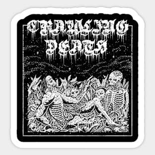 Crawling Death Sticker